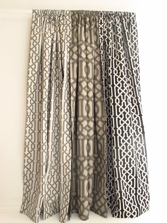 Pair of Decorative Designer Grommet Drapery Panels-84 inch-Pick your Fabric Choice-Custom Lengths Available