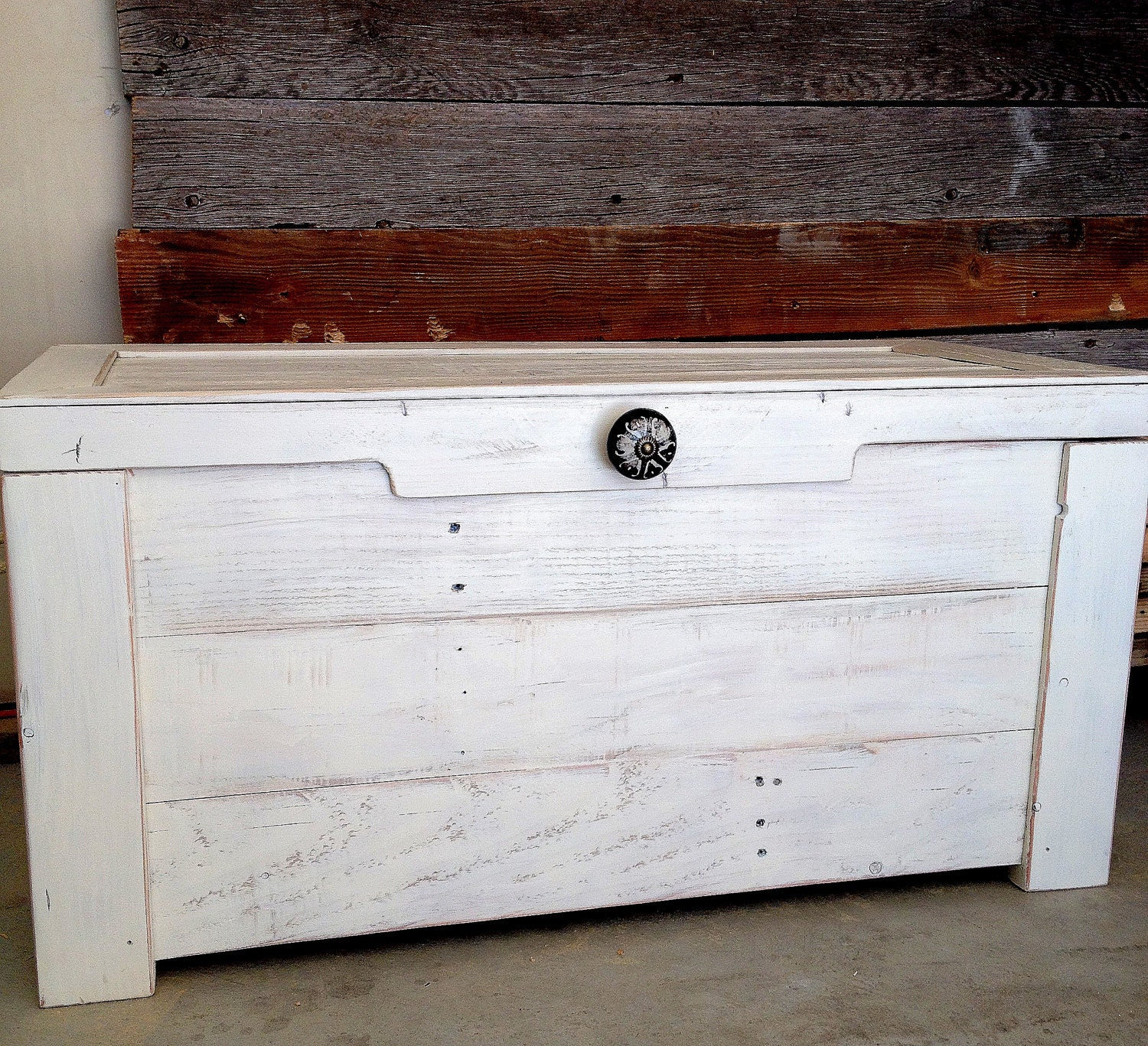 White Hope Chest / Toy Chest