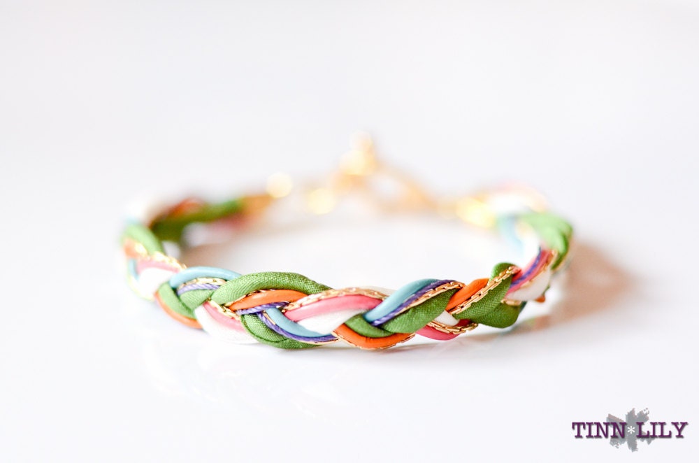 TINNLILY Multi-color Braided Bracelet