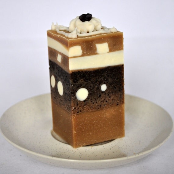Coffee Cake Handmade Cold Processed Soap