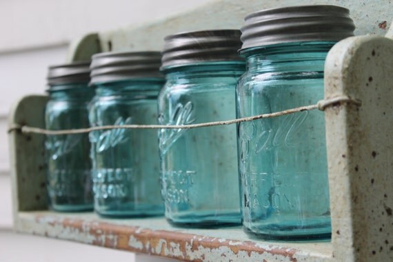 Vintage Glass Canning and Fruit Jars (Mason jars)