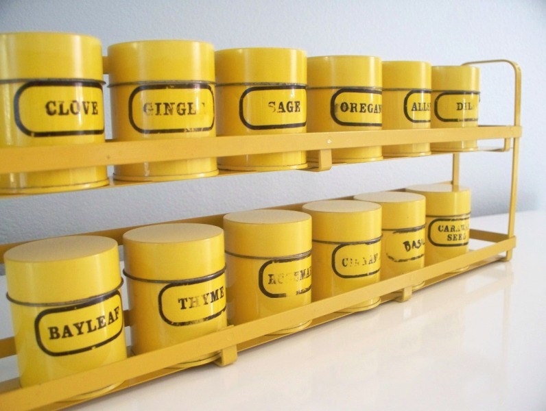 Metal Spice Canisters