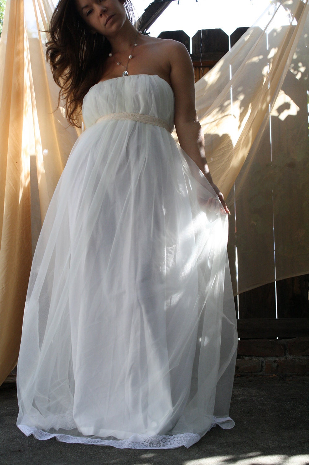 All Her Love- Bohemian Goddess Wedding Gown