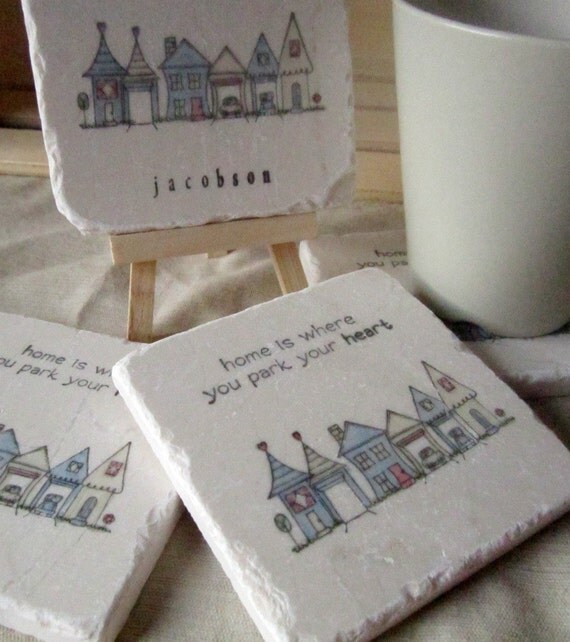 Personalized Coasters, Set of 4