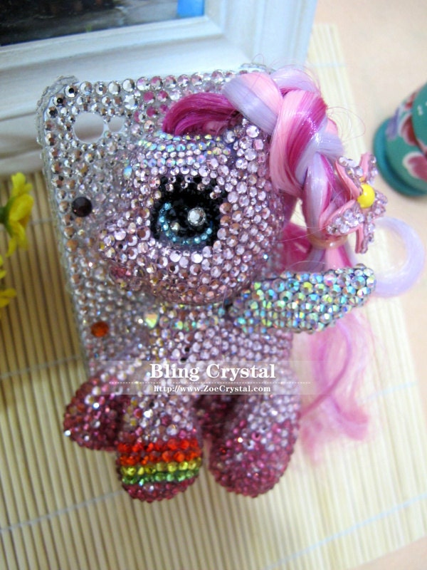 Czech Crystal  Bling Bling iphone case My Little Pony
