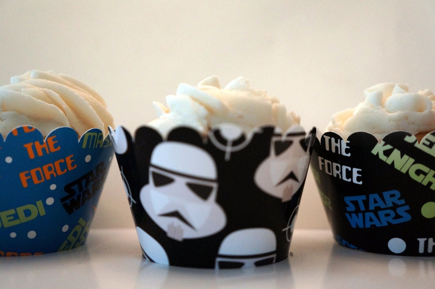 Star Wars Cupcake Wrappers  for Boy's Star Wars Birthday Party