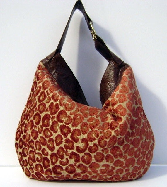 Red Leopard Hobo Purse