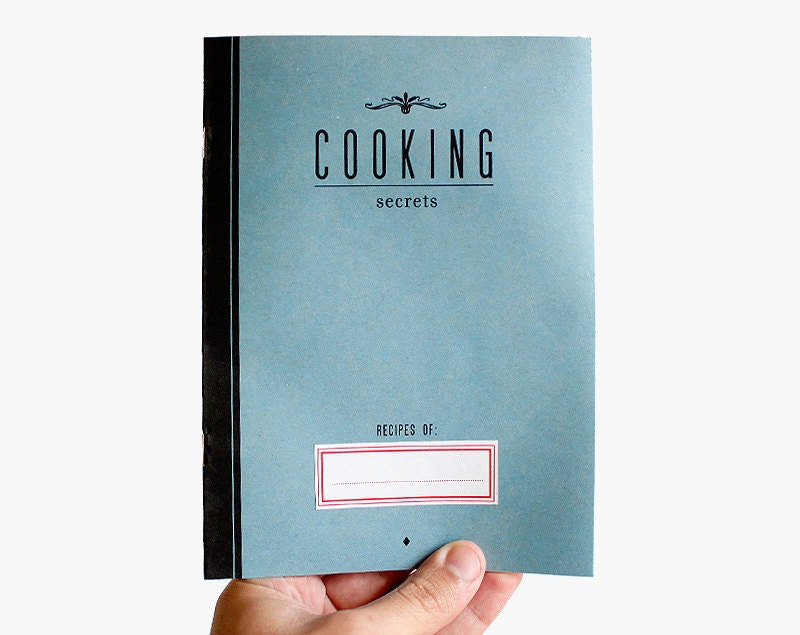cooking secrets 2  - blue notebook - limited edition of 20