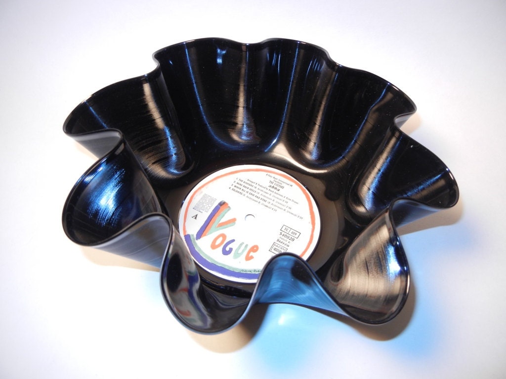 ABBA Recycled Record Bowl (The Visitors)