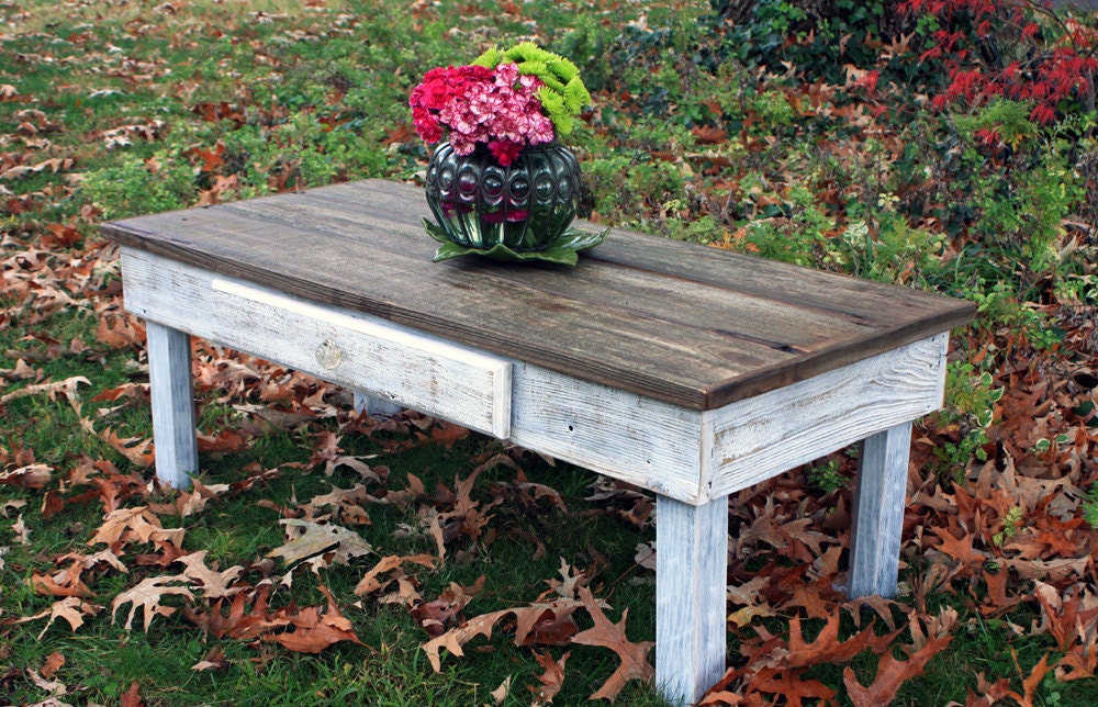 Large Coffee Table, Reclaimed Wood- natureinspiredcrafts