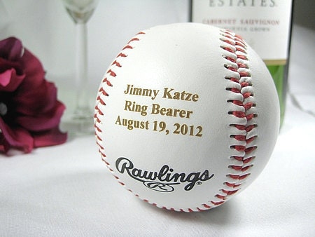 custom listing for Emily - 2 engraved baseballs