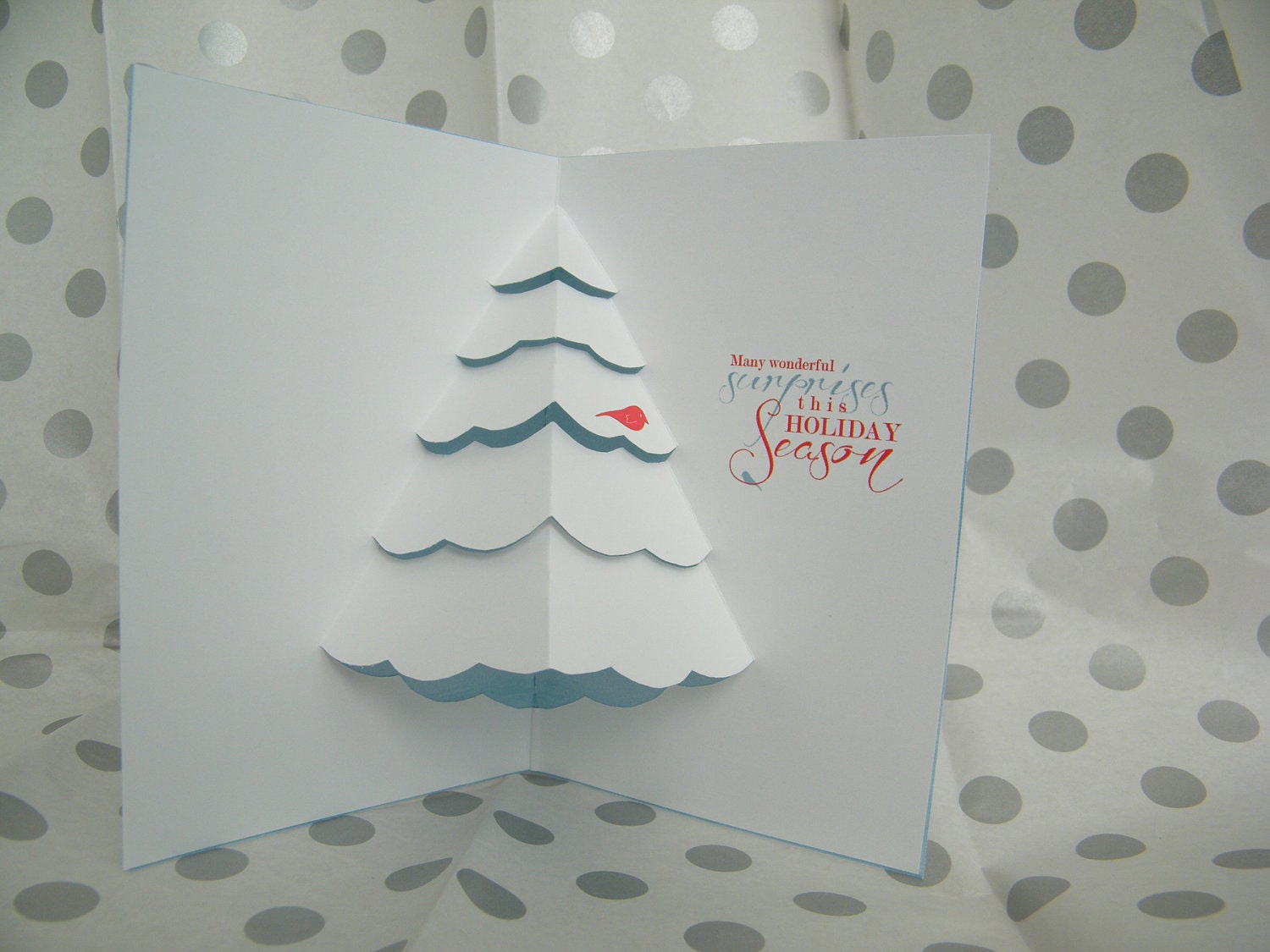 Set of 5 Pop Up Christmas Cards