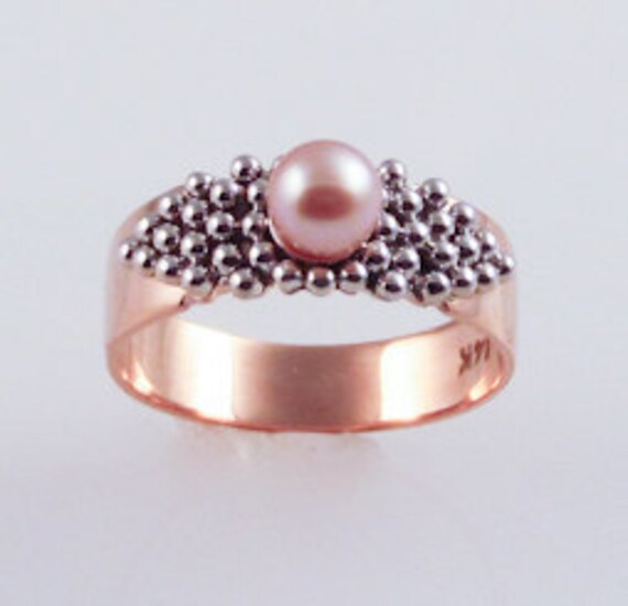 Pink Pearl Glamour Ring