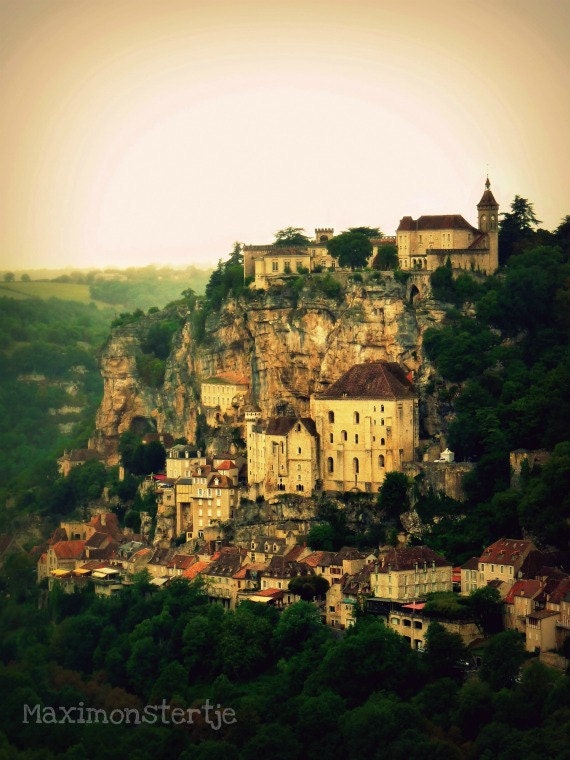 Mothers Day France Photography - fine art travel photo 8x10 signed art print town of Rocamadour - A Long Time Ago (in THIS galaxy)