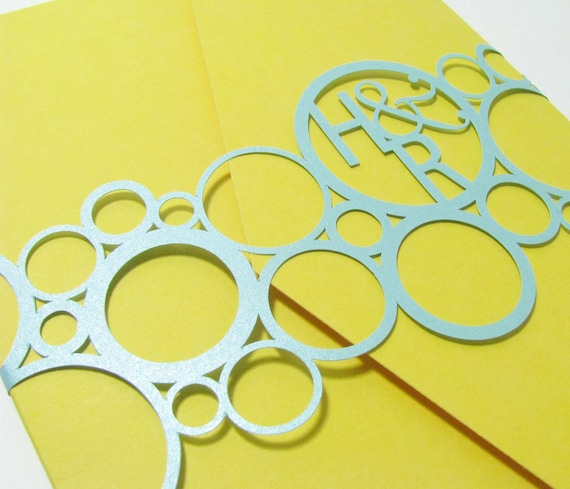 Belly bands for invitations Rings