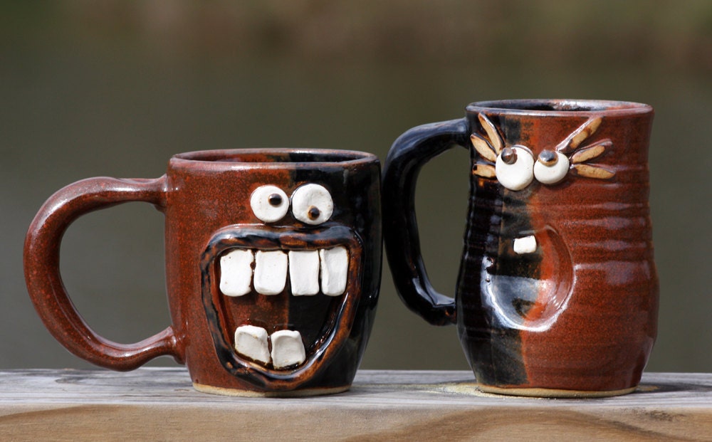Couple Gift, His and Her Coffee Mugs