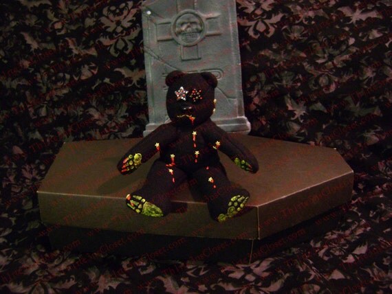 ON HOLD- Only for IRENEZIM- Deadly Bear Midnight- Dead Undead Teddy