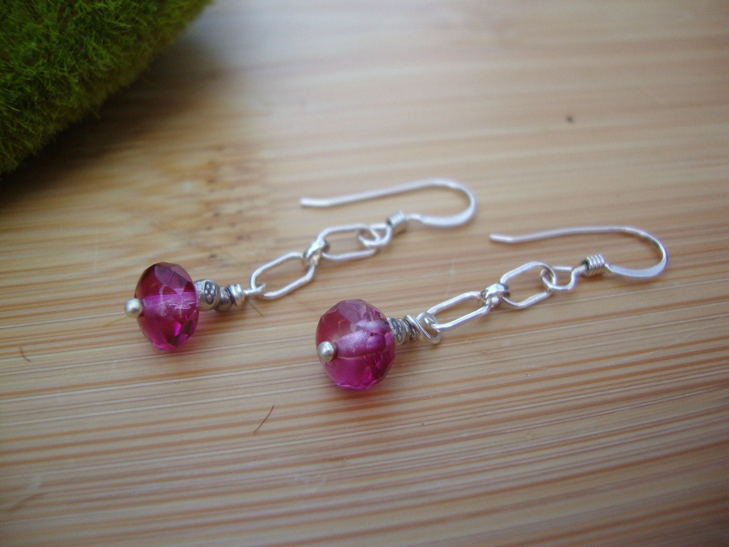 Dainty Pink Earrings Preview 1