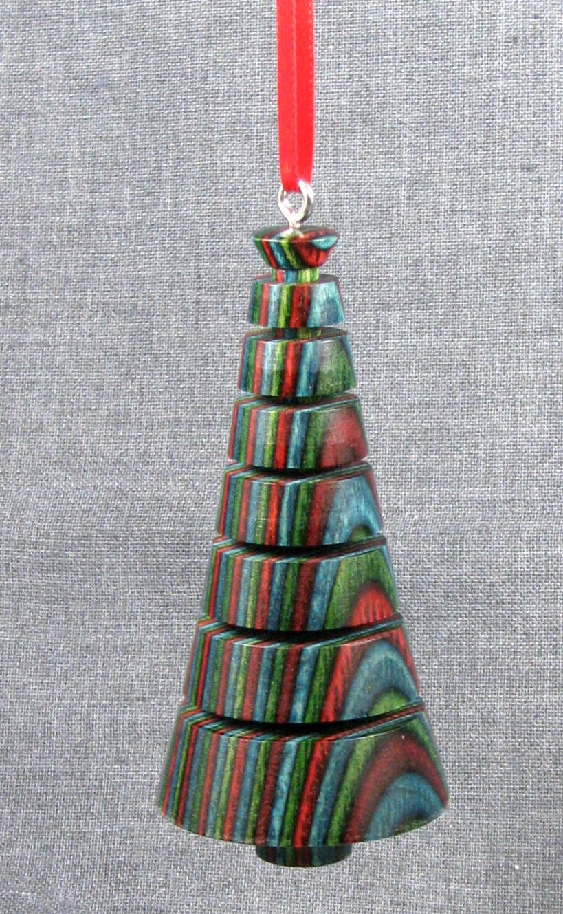 Multi-colored tree ornament-04