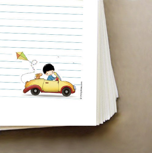 Downloadable binder filler set - My Yellow Car