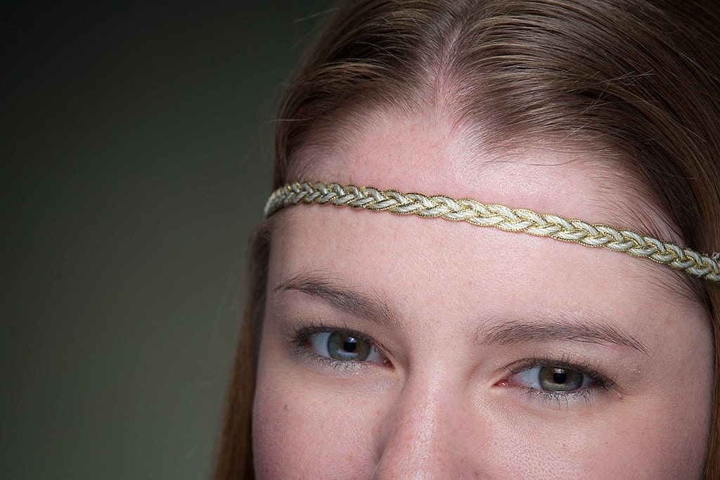 Gold Braid Headband