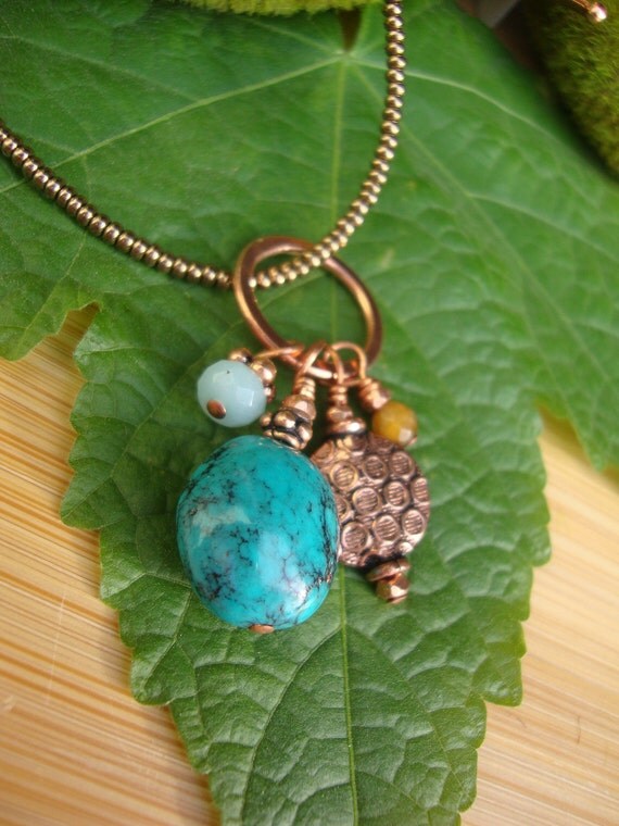 Turquoise Charm Necklace Preview 1