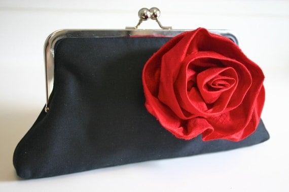 Black and Red Clutch