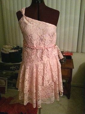 Pink Lace Dress