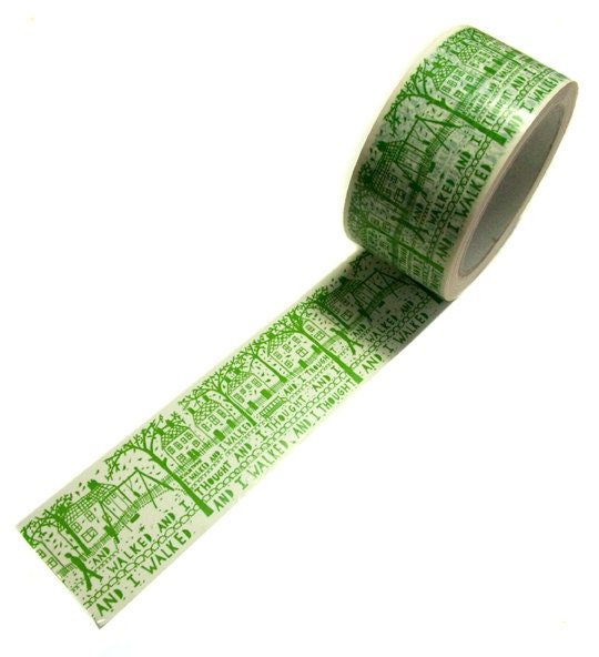 And I Walked Tape (Green)