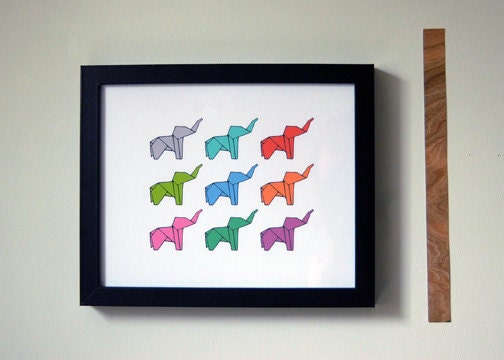 Origami Elephants from Paperoni Press