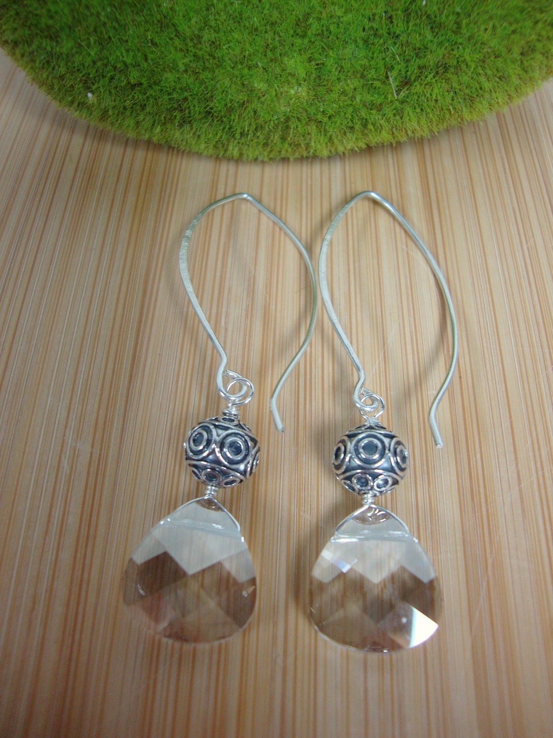Silver Shade Earrings Preview 4