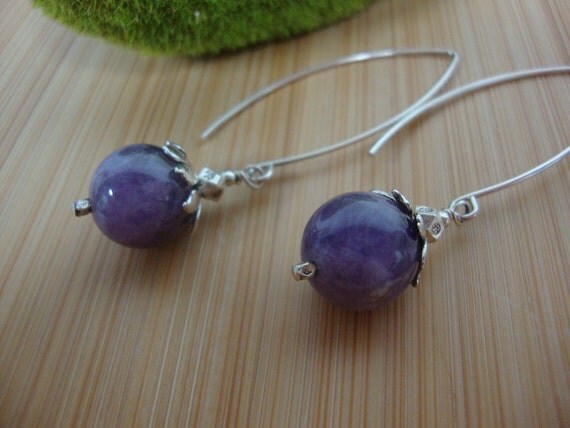 Cape Amethyst Drop Earrings Preview 1