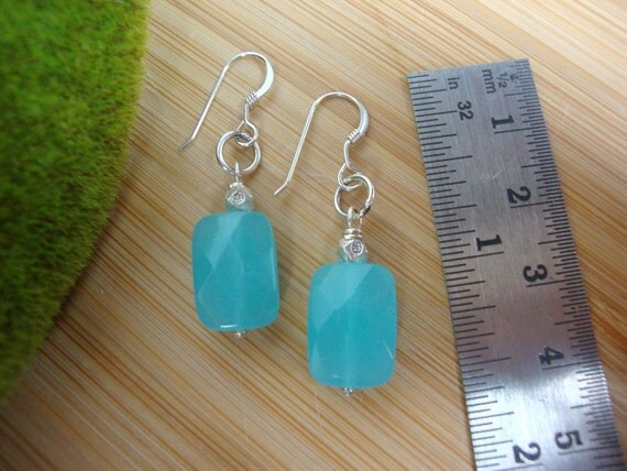 Blue Quartz Earrings Preview 4