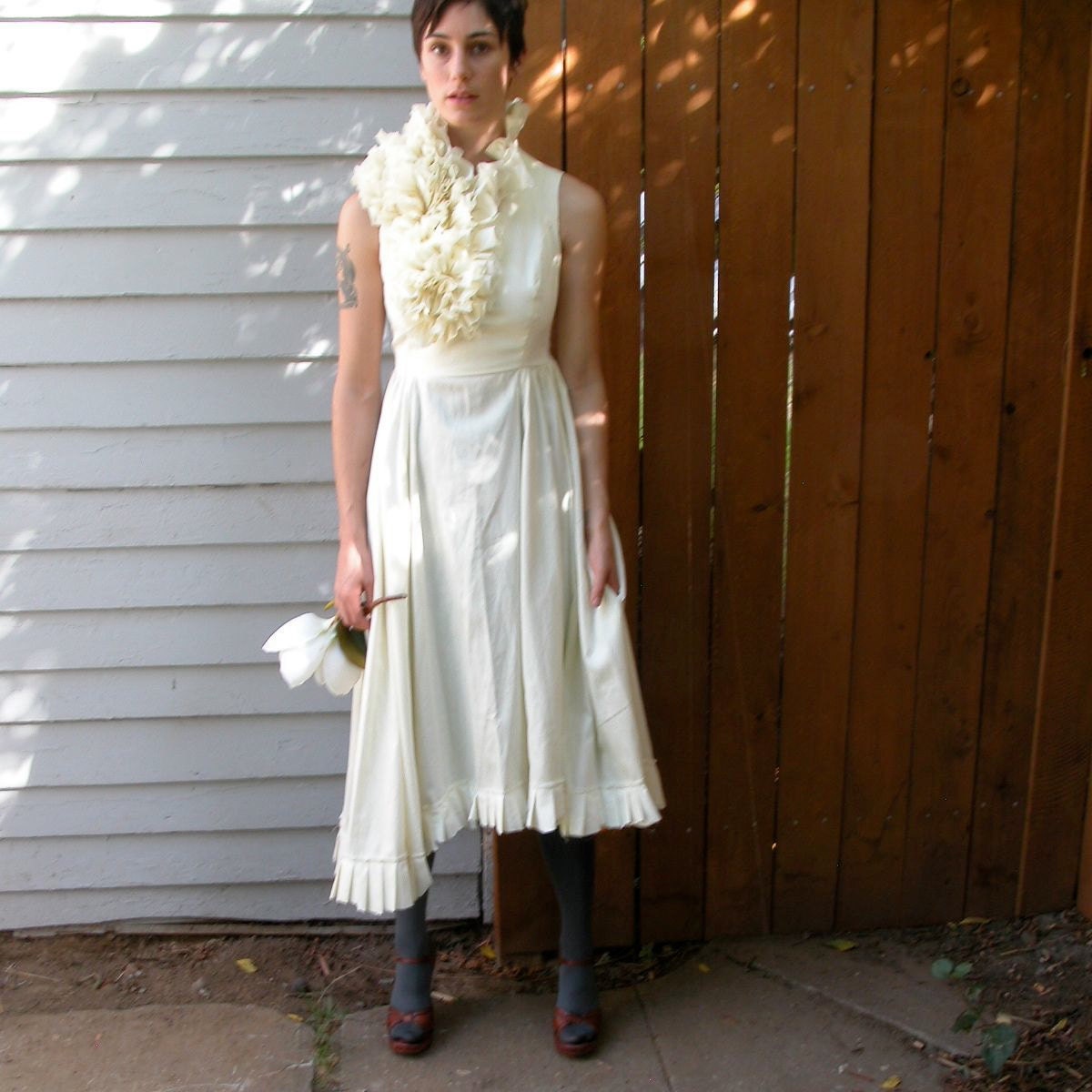 GO ASK ALICE cotton gown/made to order