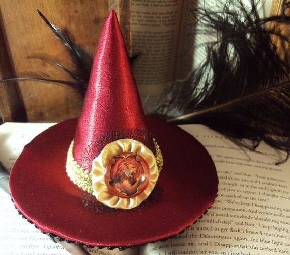 Harry Potter Gryffindor Pottermore Mini Witch Or Wizard Hat For Hogwarts Uniform , Costume or Cosplay