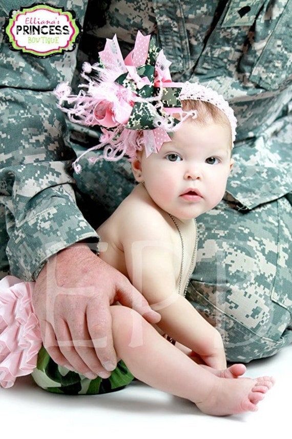 Military Princess Over The Top Hair Bow-over, top, hair, bow, head