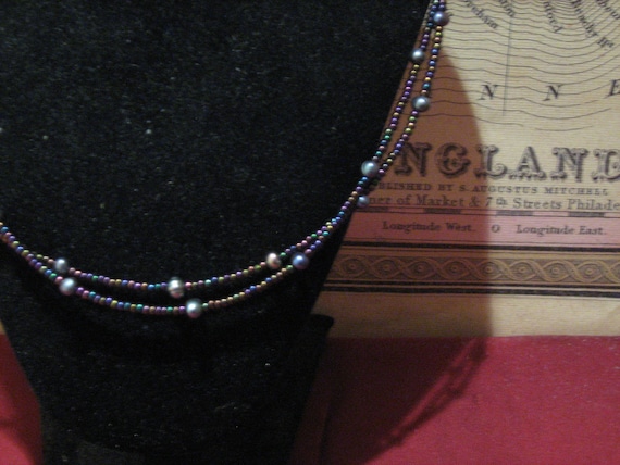 black pearl necklace