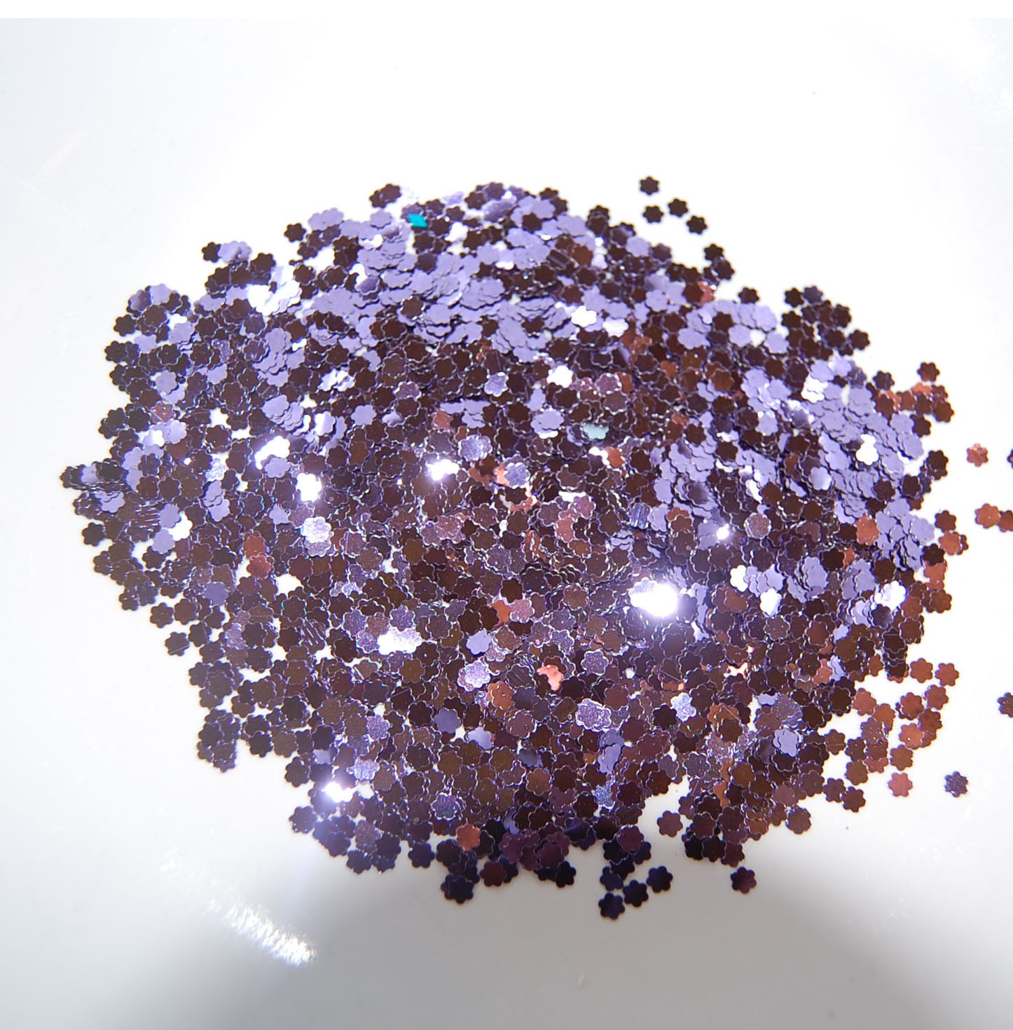 Purple Blossoms Confetti Glitter