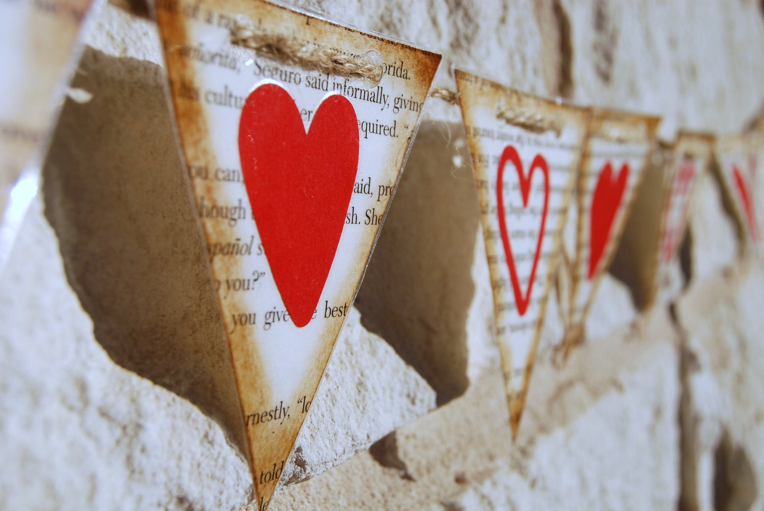 Valentine Decoration Banner (Mini Hearts)