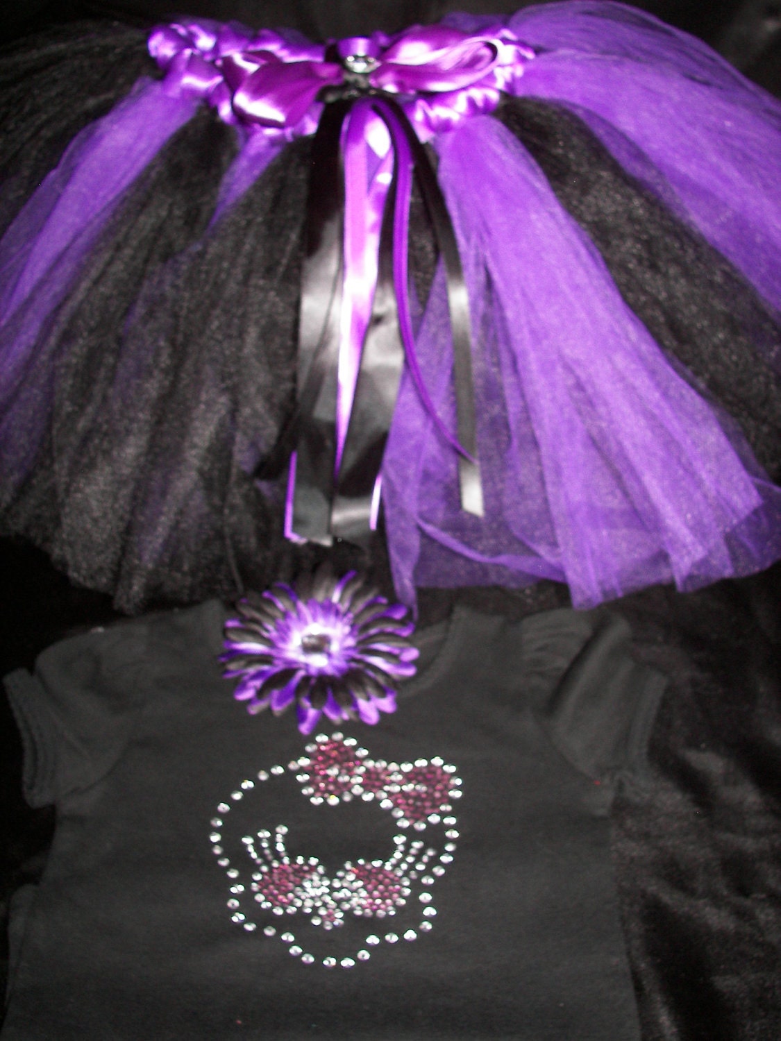 Monster High Inspired BLING Tutu Set--Cute and Fun