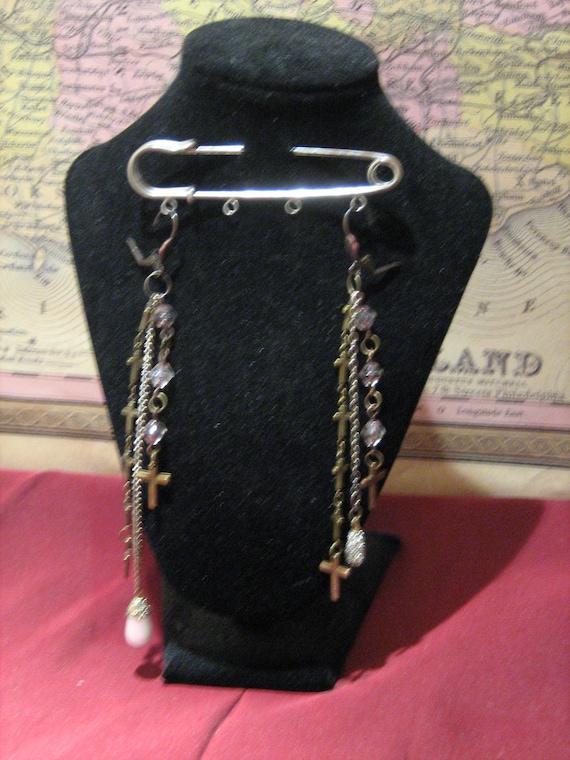 Cross earrings