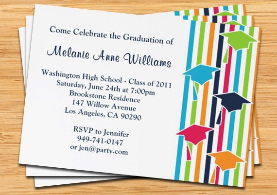 Printable cheap graduation party invitations roundup | Free Printables