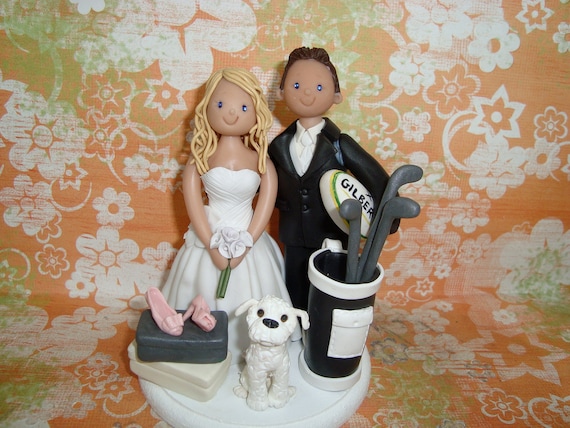 Bride and Groom Customized Wedding Cake Topper