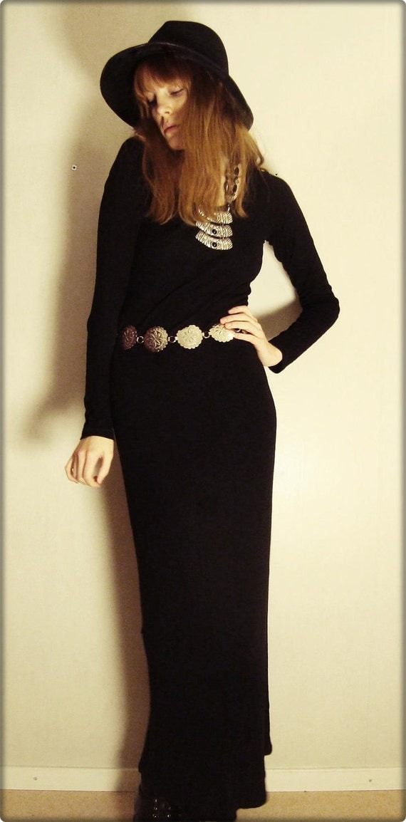 70s Blackmass Witch Maxi Dress