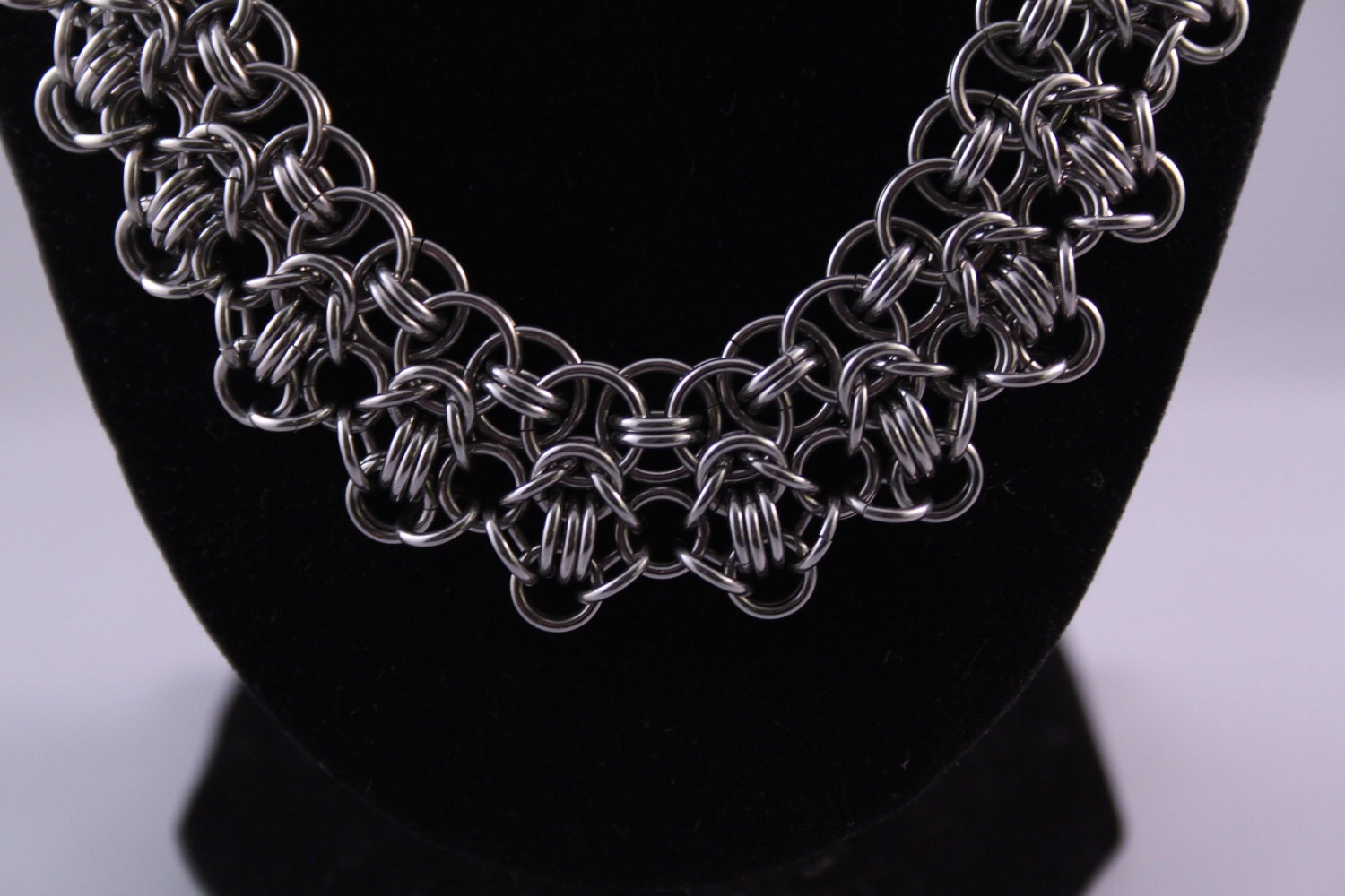 Intricate Chainmail Necklace, Made to Order