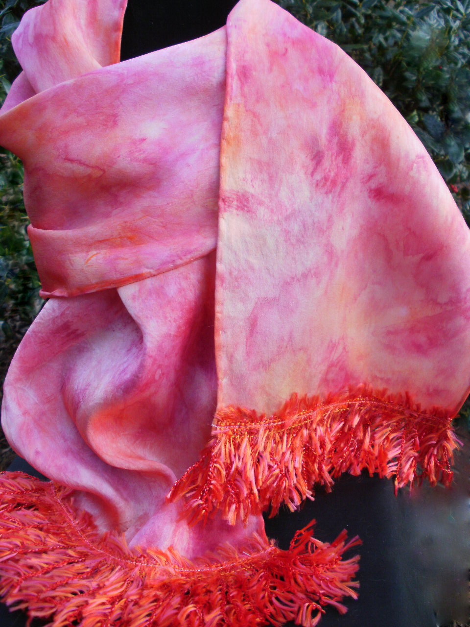 Sunrise Splash Silk Scarf