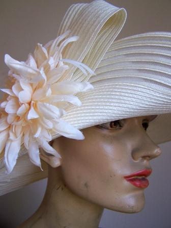 Vintage Spring Wedding Garden Party Hat by August Accessories