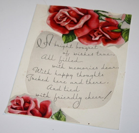 Vintage Rose Greeting Card