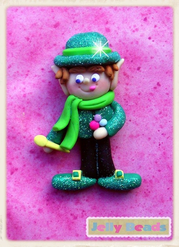 Lucky Leprechaun polymer clay set