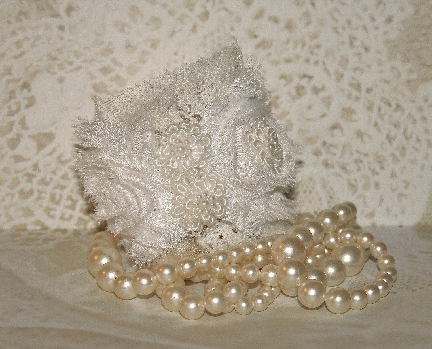 Bridal Cuff Bracelet, Accessories, Lace, Jewelry, Bridal, Wedding, Wedding Jewelry, Bridal Jewelry, Pearl, White - Ready to Ship